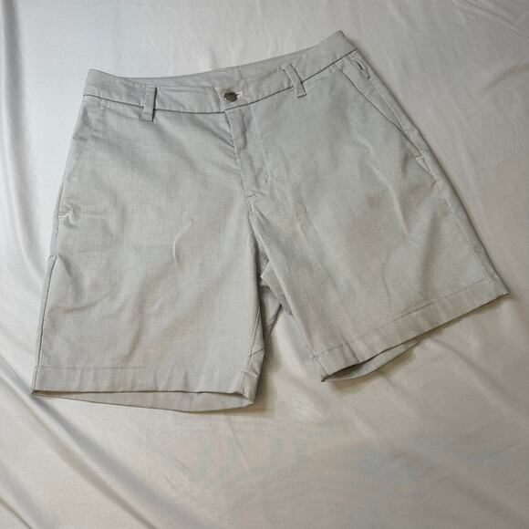 Lululemon Other - Lululemon Men's Classic Gray Chino‎ Style Flat Front Shorts Size 30